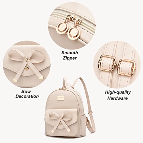 Lcfun Cute Mini Leather Backpack Fashion Small Daypacks Purse For Girls And Women #TOP4