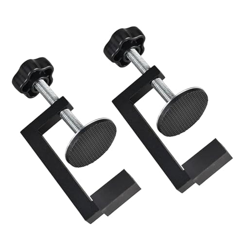 2pc Sturdy C-Clamp, Universal Table Clamps for Wood, Plastic, Wicker Chairs and Sectional Sofas for Outdoor Garden and Patio Use Durable and Stable Design, Free Your Hands