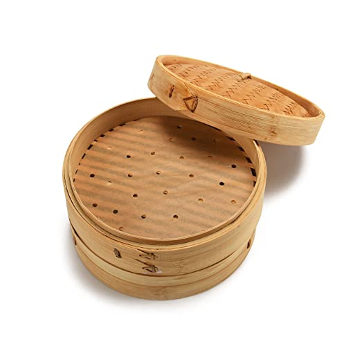 Zenlogy 9 Inch Perforated Parchment Rounds (100 Pcs) For Your Air Fryers And Or 10 Inch Bamboo Steamer #TOP4