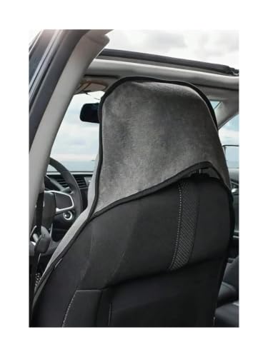 Cojín de asiento de coche gris y fundas universales de automóvil antitranspirantes