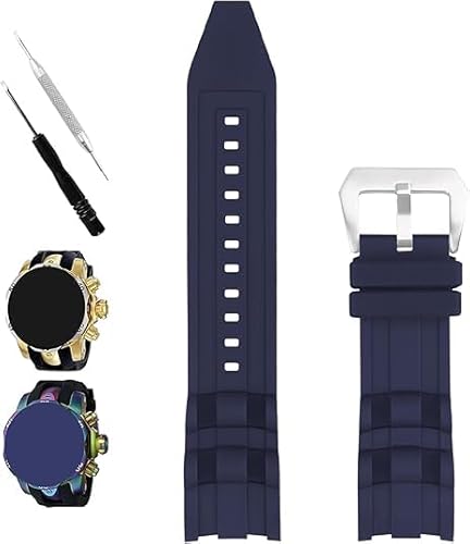 XIW 26mm Invicta Pro�_�C�o�[���o�[�E�H�b�`�o���h �����p �����Y �V���R�����X�g�o���h�X�g���b�v ���f�B�[�X�u���X���b�g (�l�C�r�[�u���[)