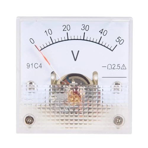 Voltmètre CC 91C4 cadran analogique 3V mini indicateur tension aiguille