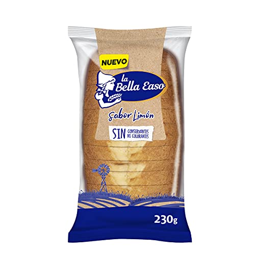 La Bella Easo - Bizcocho Rebanado Sabor a Limón, 230 g