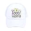 Criss Cross Patch Bee Happy, White