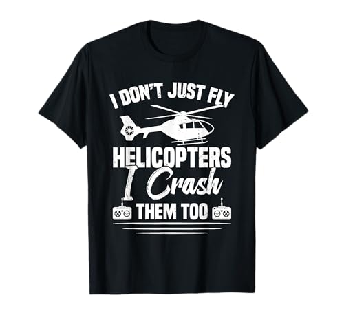 Helicóptero teledirigido eléctrico Just Fly RC Helicóptero Camiseta