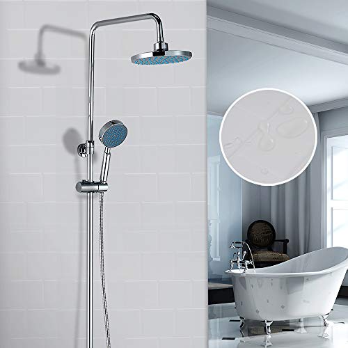 Ecoart Peel And Stick Backsplash 10" X 10" Stick On Kitchen Bathroom Backsplash Subway Peel And Stick Tile (6 Sheets) (Subway White With White Grout) #TOP2