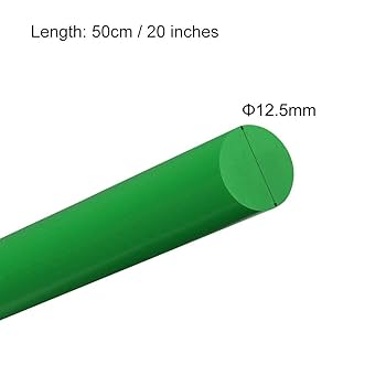 Amazon.co.jp: XYWHPGV 2pcsプラスチック丸棒1/2インチ直径20