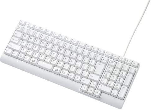 Amazon Co Jp 1900年モデル Elecom メンブレン式キーボード 105キー Usb カナ表記無 Mサイズ ホワイト Tk U05fwh パソコン 周辺機器