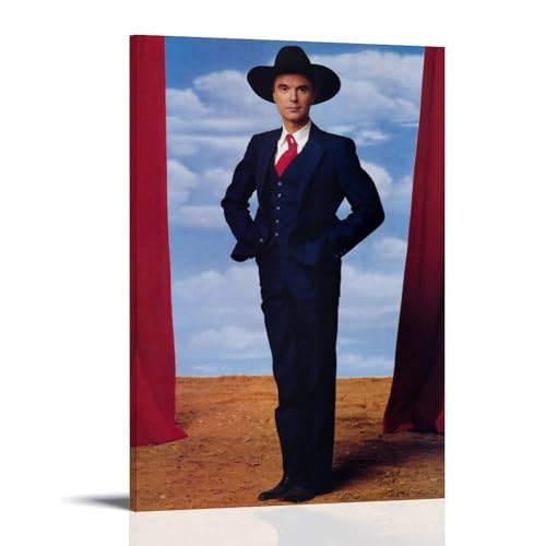 MYHRDF David ByrneToile murale imperméable multifonctionnelle résistante aux UV sans cadre 20 x 30 cm