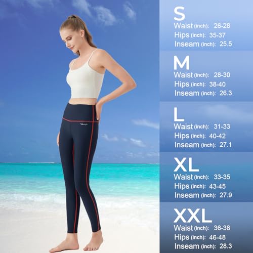 Image of Ubestyle Women's Swim Pants UPF 50+ High Waist Rash Guard Leggings