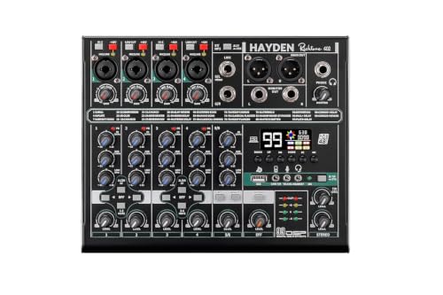 Image of Hayden Richtone OTG Mixer | Professional USB Audio Interface & DJ Mixer for Mobile, PC, Studio Recording, Streaming, Karaoke, Live Sound | Portable OTG Mixing Console with Clear Sound (6 Ch OTG)