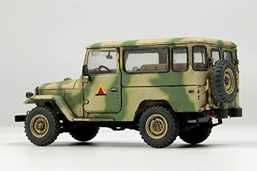 Modelo plástico SUV militar 4x4 escala 1:35 miniatura 4