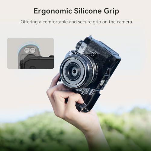 SMALLRIG Z f Empuñadura en Forma de L para Nikon con Empuñadura Ergonómica de Silicona, Placa de Liberación Rápida Incorporada para Arca para Cambiar Rápidamente Trípodes/Disparo Manual - 4262 - imagen 3