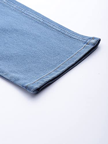 Image of Hubberholme Men's Stretchable Slim Fit Jeans - Casual Cotton Jeans for Men