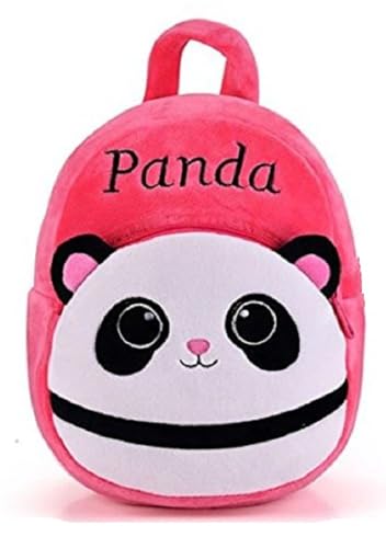 Image of blue tree Cute Boy's and Girl's Plush Bag Medium Quality Full Embroidery Designs Mini Travel Backpack Mango (Mango-Nw Pink panda)