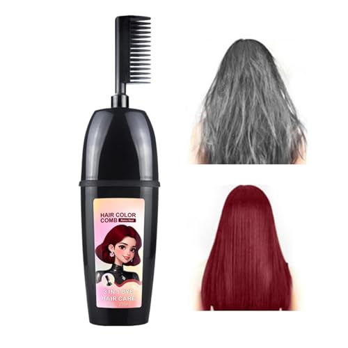 Peine Tinte de Pelo para Mujeres - Aplicador de Cobertura de Canas,Aplicador de color para el cabello - para Bodas Reuniones Viajes Exteriores Eventos Sociales Hombres Mujeres