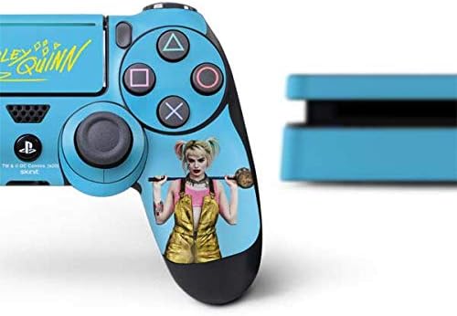 Skinit Decal Gaming Skin Compatible with PS4 Slim Bundle - Officially Licensed Warner Bros Dont Mess with Harley Quinn Design