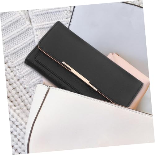 Trifold Wallet for Women Phone Pocket Compact PU Leather Purse Multi-Card Holder for Everyday Use4