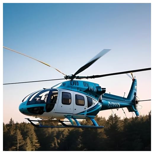 The sound of a civilian helicopter taking off and starting the engine