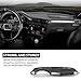Dash Cover Dashboard Panel Compatible with BMW E30 3 Series 318i 325e 325i 325is 1984 1985 1986 1987 1988 1989 1990 Black