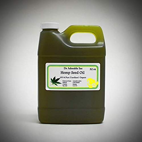32 Oz Premium Hemp Seed Oil Organic Extra Virgin Unrefined 100% Pure Cold