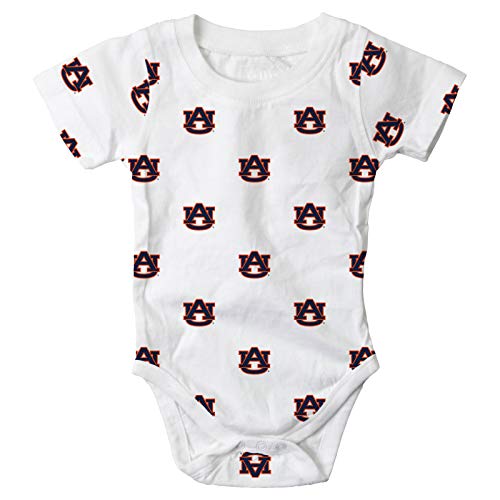 Wes & Willy Auburn Tigers Infant's Allover Print Bodysuit #TOP26