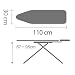 Brabantia 100628 - Mesa de planchar, Soporte para planchas de vapor, Estructura...