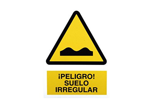 Plimpo Señal Adhesivo 210X148 Mm. Peligro Suelo Irregular En Oferta Cofan A75Ad210148 Señal Adhesivo, 210 X 148 Mm