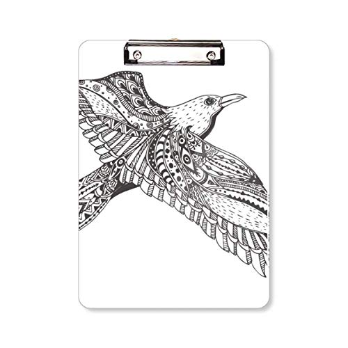 Presse-papiers oiseau peinture flying féroce loyal papier format A4