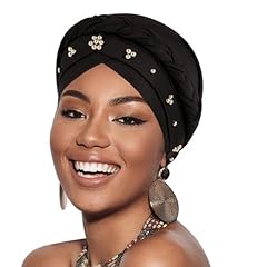 1 Pack Twisted Braid A: Black With Gold Beads