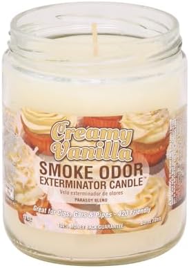 Odor Exterminator Candle Creamy Vanilla 13oz