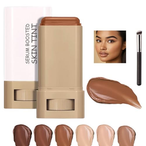 Skween Skin Tint for Black Women, Skween Beauty Balm Serum Boosted Hydration Skin Tint, Solid Tinted...