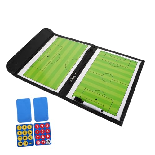 UKCOCO Pizarra Magnética de Fútbol Portátil con Borrable Tablero Plegable para Entrenamiento y Planificación Estratégica Múltiples