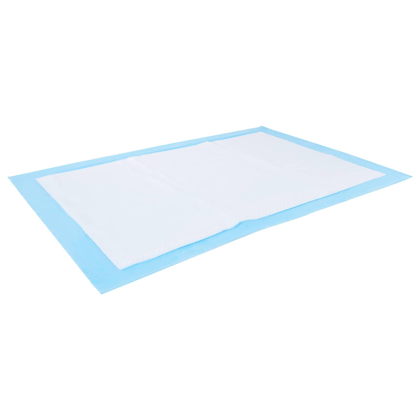 Włóknina podkładka treningowa dla szczeniaków, psów i kotów, 50 sztuk, 90 x 60 cm, chłonna, wodoszczelna, zabezpieczona przed wyciekiem, wiąże zapachy, higieniczna, do mieszkania i pudełka