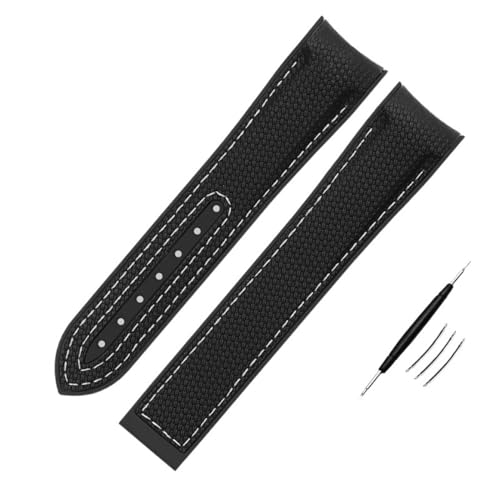 Bracelet montre caoutchouc boucle déployante pour le sport et le quotidien
