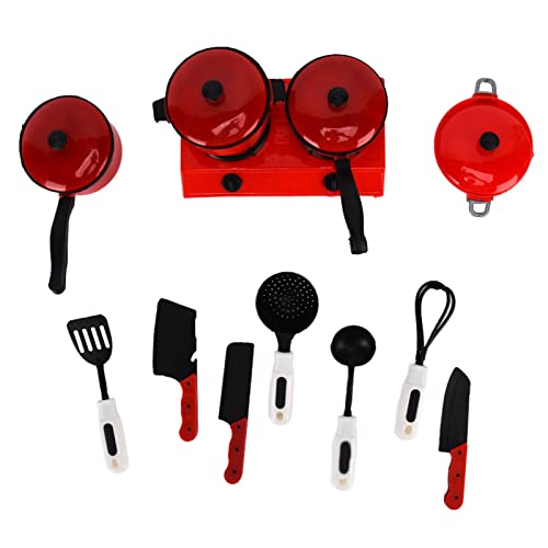 Küchengeräte-Spielset, leicht zu reinigendes Kochspielzeug-Set Sicheres Spielküchen-Spielzeug-Set für Kleinkinder und – Bild 7