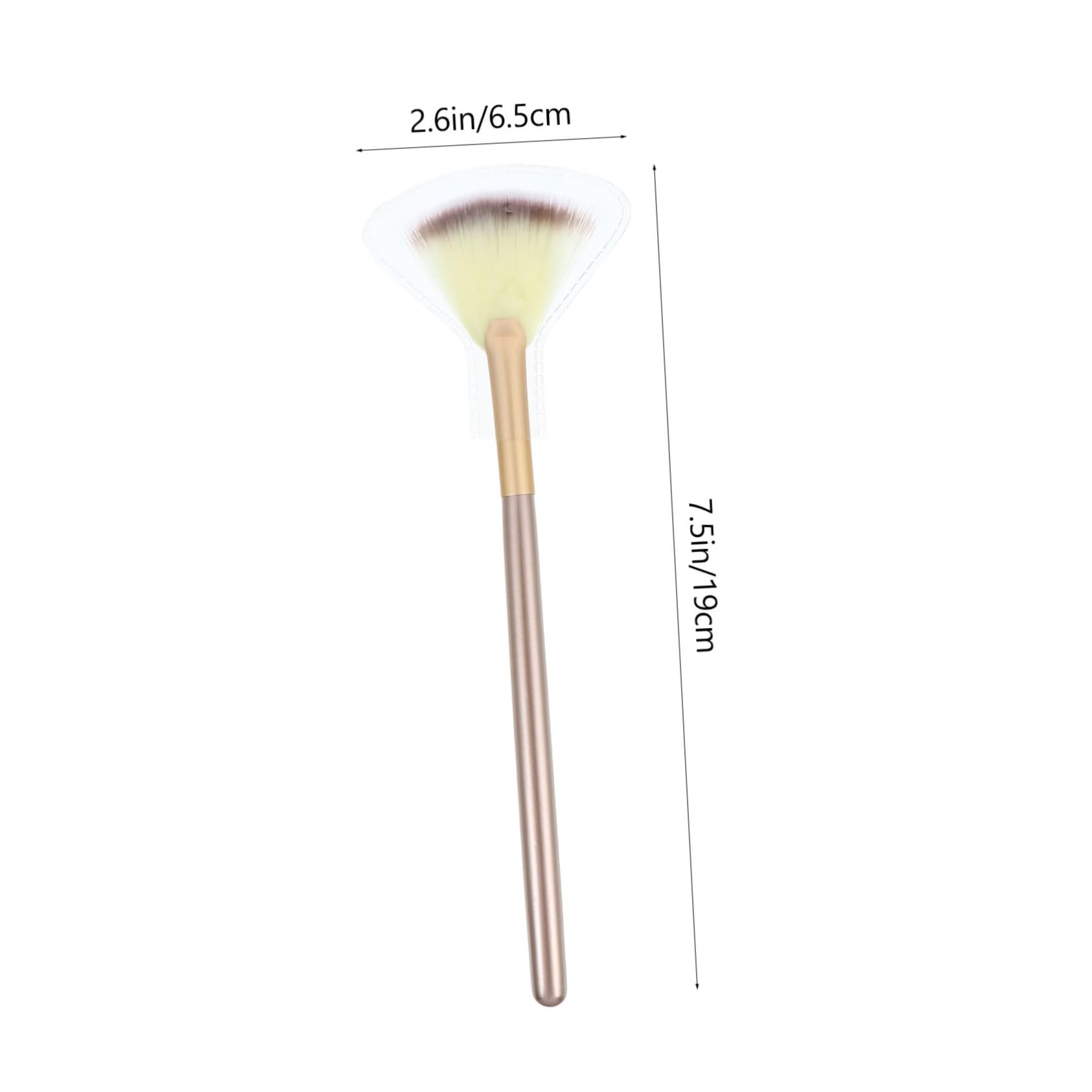 FRCOLOR 27 Piezas Pincel de maquillaje en forma de abanico brocha para rubor herramientas de limpieza brocha de maquillaje cepillo para contornear brocha para polvos colocar suite