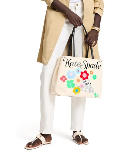 Bolso tote grande kate spade new york estampado miniatura 2