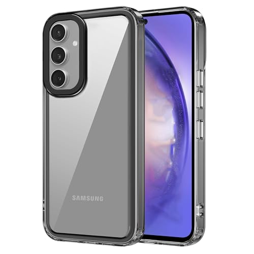 Image of Zapcase Back Case Cover for Samsung Galaxy A54 5G | Compatible for Samsung A54 5G Back Cover | Case Cover with Camera Protection | (TPU + PC | Translucent Black)