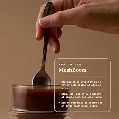 Ultra Life Sport - MushBoom Organic Mushroom Coffee Alternative Drink - 30 Servings 7 Mushroom Cacao Blend - Cordyceps, Lions Mane, Chaga, Maitake, Shiitake, Reishi & Turkey Tail - Caffeine Free