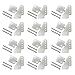 12Sets Nylon Control Horns L11Ã—W11Ã—H20mm 4 Holes Positions for RC Plane Airplane Scale Model DIY Parts Accessories with M2x20mm Screw
