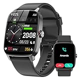 Smart Watch for Men & Women with Bluetooth Calling, 1.85' Touchscreen Fitness Tracker, Heart Rate & Sleep Monitor, 100+ Sports Modes, IP68 Waterproof, Compatible with Android & iOS