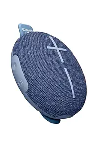 Ultimate Ears MINIROLL Ultra-Portable Waterproof Bluetooth Speaker, Big Bass, IP67 Dustproof, 40 m (131 ft) Range - Majestic Blue