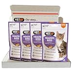 VetIQ Healthy Bites Serene Calming Cat Treats 4x65g helps calm and soothe anxious cats and kittens