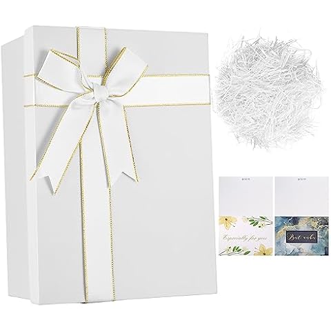 Boîte cadeau Bnnrjia avec raphia Cover
