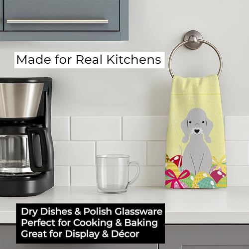 Toalla de cocina de Bedlington Terrier para decorar tu hogar en Pascua 4