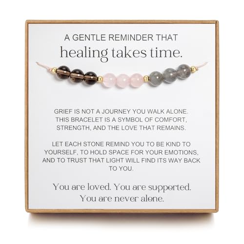 Grief and Loss Bracelet, Healing Grief Gifts for Women, Sympathy Miscarriage Gift, Divorce Gifts for Women, Bereavement Gift, Warm of Memorial Jewelry