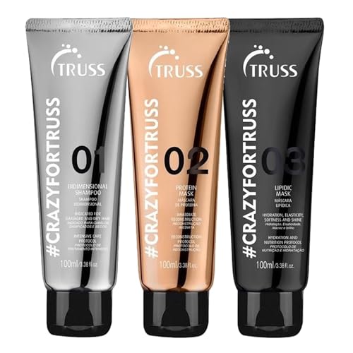 Truss Loucas por 3 Passos Kit – Shampoo + 2 Máscaras Capilares Kit