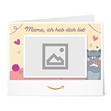 Amazon.de Gutschein zum Drucken mit eigenem Foto (Muttertag Katze)