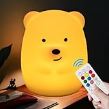 ☺【Lumière douce et rechargeable par USB】la veilleuse ours polaire est une lumière LED rechargeable par USB. Batterie au lithium intégrée de 700 mA, entièrement chargée, peut être utilisée pendant environ 12 heures lorsqu'elle est réglée à l'intensité la plus lumineuse et environ 120 heures lorsqu'elle est réglée à l'intensité la plus sombre. La lampe de nuit ours peut être un compagnon sympathique des enfants.